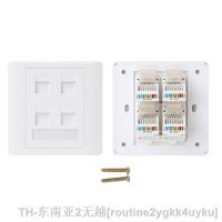 hk☄  86 Type Computer Socket Panel CAT5E  Module RJ45 Cable Outlet L9BE