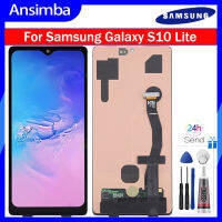 จอ OLED ขนาดเล็กของ Ansimba สำหรับ Samsung Galaxy S10 Lite SM-G770F มี Digitizer ประกอบเต็มตัวเครื่อง