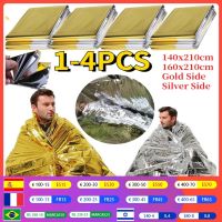 hot！【DT】♤✤♤  Molle Emergency Blanket Outdoor Survival Aid Windproof Insulation Lifesaving PET Foil Thermal