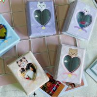 Collection Book Photo Album Cartoon Photo Album Photocard Holder Storage Album Star Chasing Album 3 Inch Heart Hollow INS