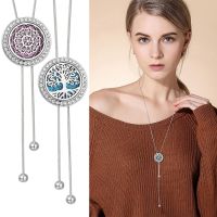 New Of Aromatherapy Necklace Perfume Locket Diffuser Tassel Pendant