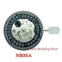 【YF】 High Quality Watch Parts NH35/NH35A Black Date Wheel Disc Automatic Movement with Stem At 3