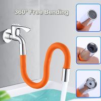 Kitchen Bathroom Basin Water Faucet Extension Faucet Tap Rotation Saving Bending Filter Hose 360° Extender Tube Extension Wash