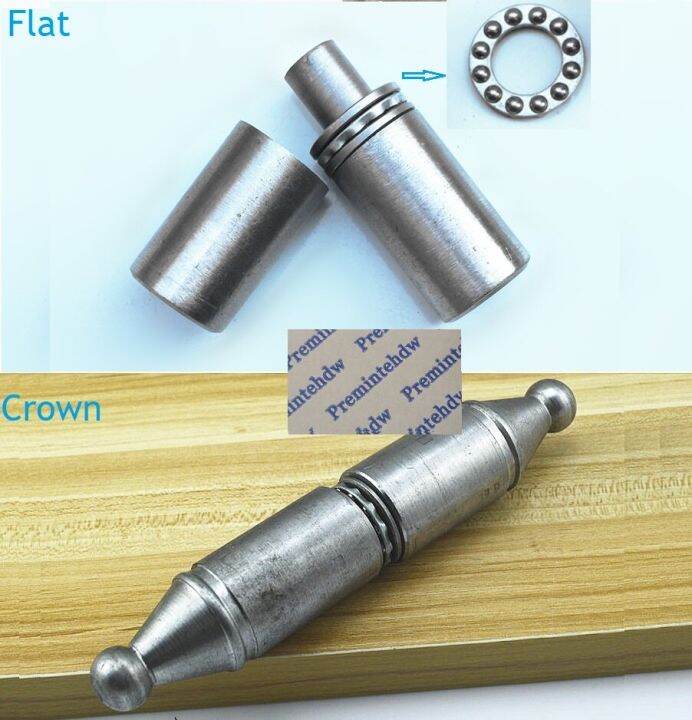 2Pcs Heavy Carbon Steel Weld On Pivot Detachable Barrel Ball Bearing