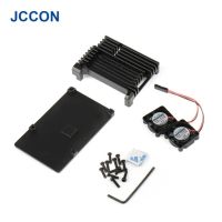 For RPI2 3 3B Model Case Metal Shell ABS Enclosure Box with Cooling Fan Heatsink Optional Power Adapter SD Card For RPI 3B
