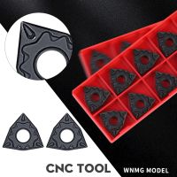 10pcs WNMG080404-HQ NK3100 WNMG080408-HQ NK3100 ใบมีดตัดเครื่องกลึง CNC ใบมีดกลึงโลหะผสมกระดาษแข็งสําหรับการประมวลผลชิ้นส่วนเหล็ก