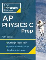 หนังสืออังกฤษใหม่ Princeton Review AP Physics C Prep, 2024 : 3 Practice Tests + Complete Content Review + Strategies &amp; Techniques [Paperback]