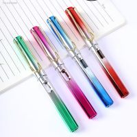 【hot】◆  1 Pce with 4 Replacable Ink Set 0.5MM Nib Writing Pens Fashion Gradient Color School Office Supplies