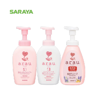 เซ็ตผลิตภัณฑ์อาบน้ำ อะราอุ. รูปแบบโฟม : arau. Bath &amp; Shower Set