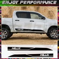 สติกเกอร์ฟิล์มไวนิล ติดด้านข้างประตูรถยนต์ สําหรับ Toyota Hilux Revo Vigo Sport PIckup 2 ชิ้น