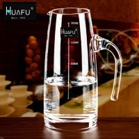 Huafu lead-free scale liquor dispenser red wine decanter pot hotel household wholesale wine glass mug cup