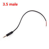 Sun 2.5mm 3.5mm MONO Connector CABLE plug 2PIN EXTENSION Wire DIY Audio CABLE