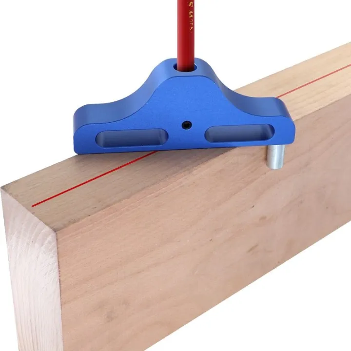 Trusquin à Tracer Bois 92mm – SODIAL – Bleu – Outils Menuiserie Z2G5