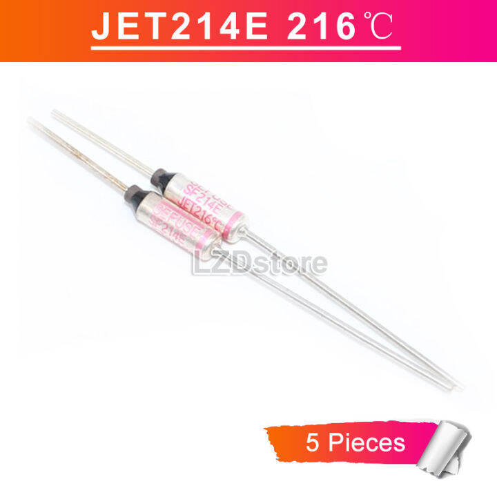 5pcs Sefuse SF214E 216°C JET216 216 Celsius Degree Cutoffs Thermal Fuse ...
