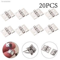 ☊☾۞ 20Pcs Copper Super Mini Folding Hinge Wooden Jewelry Box Hinge Fittings For Dollhouse Furniture Hardware