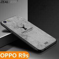 Zeallionสำหรับ [OPPO R9s] Vintage Deer ผ้าใบนิ่มทอ Elk รูปแบบเคสหลัง