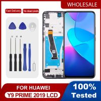 6.59 Inch Y9 Prime 2019 Display For Huawei P Smart Z Lcd Touch Screen Digitizer STK-L21 STK-LX 3 Assembly With Frame