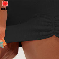 Nessaj Solid Color Bra For Women Seamless Yoga Sports Vest Push Up Fast Drying Fitness Workout Underwear qrxTH