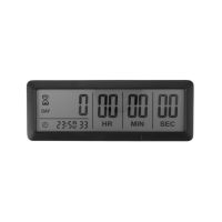 3X Big Digital Countdown Days Timer Clock - 999 Days Count Down Clock Timer for Graduation Lab Kitchen (Black)