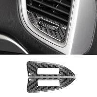 For Mazda 3 Axela 2014-2018 Left And Right Air Outlet Air Conditioning Temperature Adjustment Button Decor Carbon Fibre Sticker