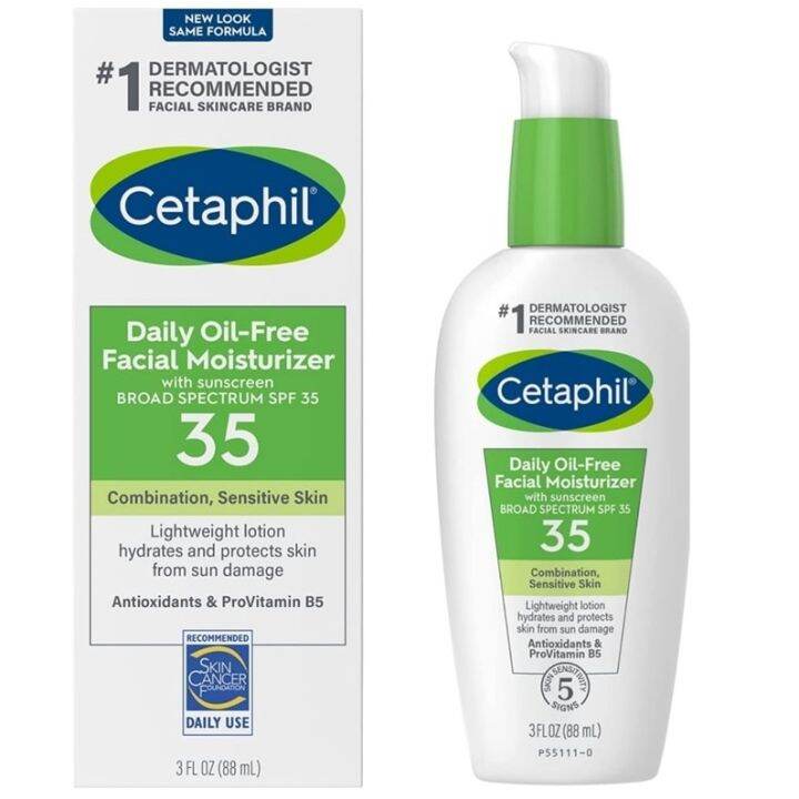 Cetaphil Daily Facial Moisturizer Combination Skin Spf35 88ml Lazada Indonesia