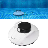 Cordless Robotic Pool Cleaner Swimming Pool Cleaning Robot Adaptive Movement Speed for Leaves