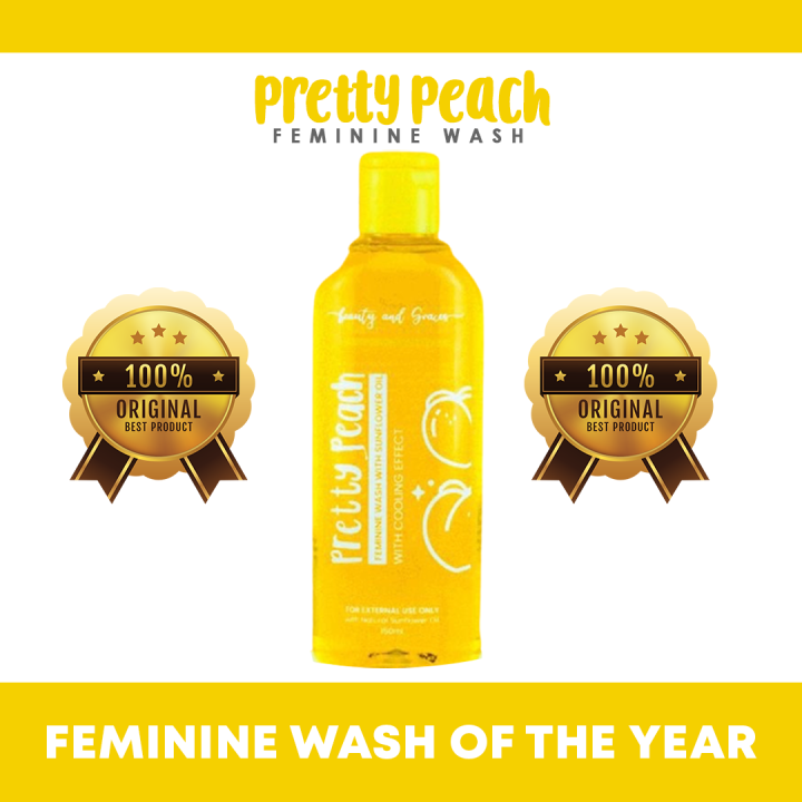 Pretty Peach Feminine Intimate Wash Infused with Sunflower Oil