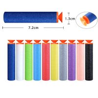 100PCS Sucker Bullets 7.2x1.3cm Refill Darts Toy Gun Foam EVA Bullets For Gun Rival Bullets Boy Children Kids