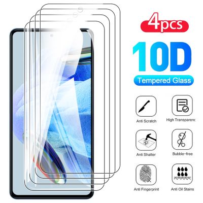 4PCS Tempered Film Case For Xiaomi Redmi Note 12 Pro Plus 12s 12pro Note12 Turbo Screen Protectors Safety Protective Film Cover