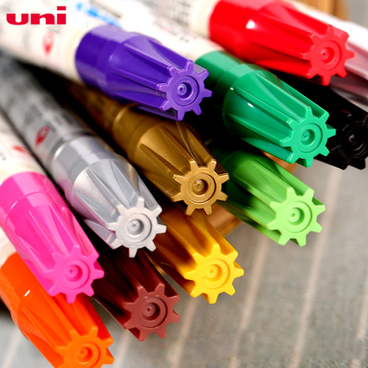 2019-uni-mitsubishi-3-pieces-px-20-paint-marker-writing-pen-tyre-pen-fine-tip-2-8mm-japan-15-colors-for-choose