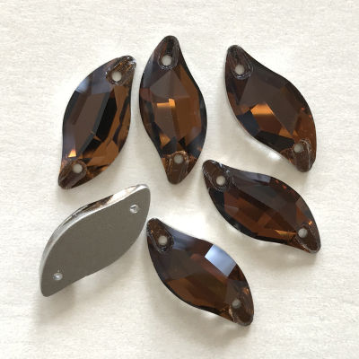YANRUO 3254 Diamond Leaf Sewing Rhinestone Flatback Loose Beads Strass Sew On Crystal Stones For Jewelry Making