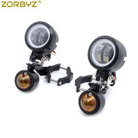 ZORBYZ สีดำ LED ขับรถจุดตัดหมอกแถบแสงแองเจิลตารัศมีแหวนเลี้ยวแสงสำหรับฮาร์เลย์ฮอนด้า T Ouring C HOPPER ที่กำหนดเอง