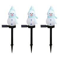 3X Solar Lights Christmas Solar Powered LED Light Decor Outdoor Garden Stake Xmas Blue