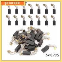 GOTORADE 5/10 Pcs ลดกระหน่ำ เครื่องมือโรตารี่ 5x8x15mm แปรงถ่านทั่วไป สว่านมินิ การเปลี่ยนเครื่องบดไฟฟ้า อะไหล่มอเตอร์