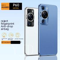 YJD คสสำหรับหัวเหว่ยศิลปะ Huawei P60 Pro P60 Art โปรได้นนวัตกรรมแผ่นหลังฝ้าเลนส์โลหะเคสโทรศัพท์กันกระแทกกรอบ