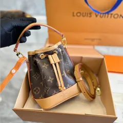 Gift Box Packaging] Original Louis Vuittⓞⓝˉ Women's Tote Bag Top Color  Changing Cowhide Shoulder Bag Large Capacity Fashion Shopping Bag32*28CM