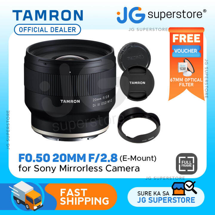 Tamron 20mm f2.8 Di III OSD M 12 (EMount) for Sony Mirrorless Camera