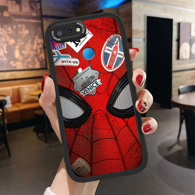 เคสโทรศัพท์สำหรับ F9 F11 OPPO การ์ตูน Spider-Man ปลอกเคสนิ่มหนัง