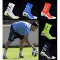 【YD】 Outdoor Football Socks for Men Womens Boys Anti Soccer Sport Grip Film Thickened Bottom