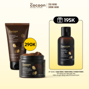 SPECIAL COMBO Tẩy da chết mặt Cocoon 150ml + Tẩy da chết cơ thể 200ml Tặng