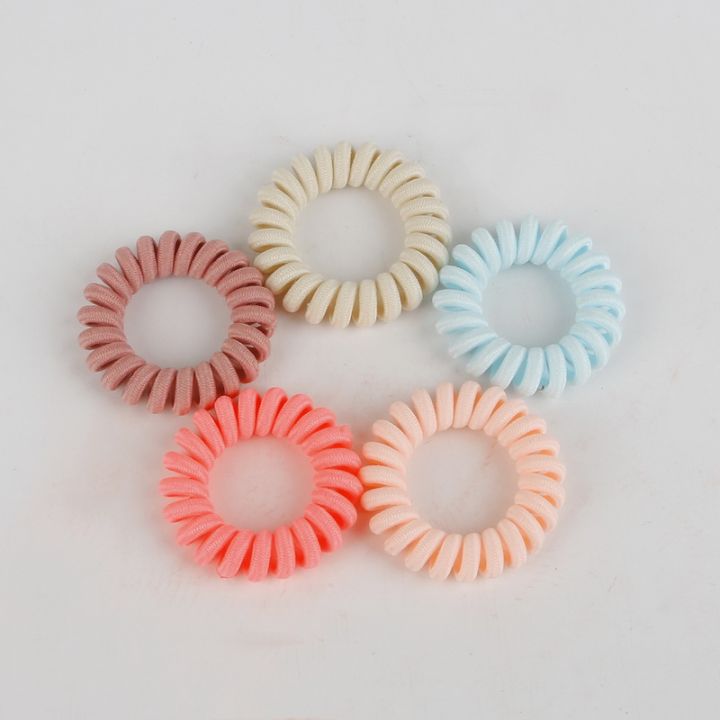 5Pcs Elastic ephone Wire Elastic Hair Bands For Girl Headwear Ponytail Holder Rubber Bands Scrunchies Women Hair Accessories