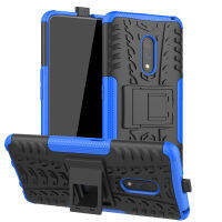 เคส Realme X กรณีนาฬิกาพีซีสุดหรู + TPU Stand Armor กรณีกันกระแทก