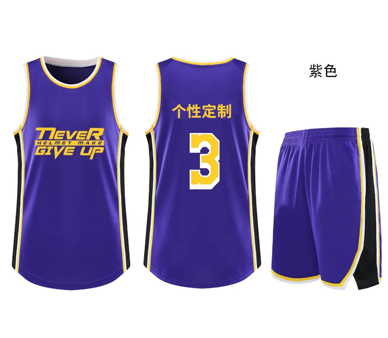 Youyo Basketball Suits Kobe James Jersey Lakers Purple Gold 24 Team Jersey Other M(155-160cm)