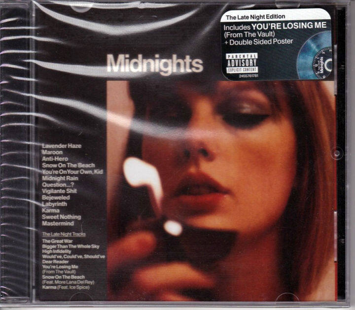 Taylor Swift – Midnights (The Late Night Edition) Limited 21 Tracks ...