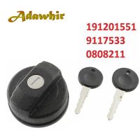 Launch of new products Fuel Petrol Locking Tank Filler Cap w/ 2 Keys Lockable for VW Beetle 1947-2003 191201551 accesorios Tank Filler Cap New