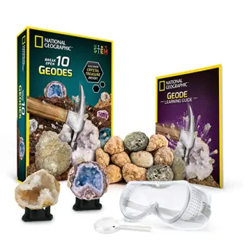  NATIONAL GEOGRAPHIC Birthstone Dig Kit - Science Kit with 12  Genuine Birthstones, Includes a Real Diamond, Ruby, Sapphire, Pearl, &  More, Gemstones and Crystals, Rock Collection ( Exclusive) : Toys &  Games