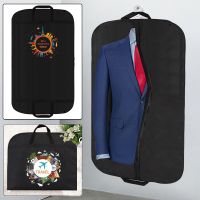 Dustproof Clothing Covers Western Suit Dust Cover Travel Print Coat Storage Bag Protector Hanging Garment Bags Closet Organizer Wardrobe Organisers