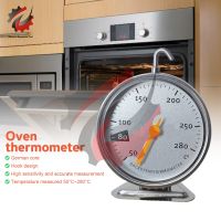 New Stainless Steel Oven Thermometer Hang Or Stand Large Dial Baking BBQ Cooking Meat Food Temperature Measure For Home Kitchen