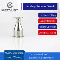 METALIST หลายขนาดท่อ OD 51มม. ถึง102มม. สุขาภิบาล Tri Clamp Ferrule Reducer Weld SS304ลดท่อสำหรับ Home Brew