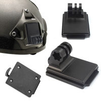 อลูมิเนียมหมวกกันน็อคคงที่เมา3หลุม NVG ฐาน H Older อะแดปเตอร์สำหรับ GOPRO ฮีโร่7 4 5 6เซสชั่น Sjcam EKEN การกระทำวิดีโอกีฬากล้อง